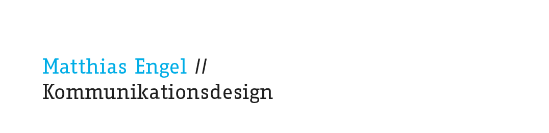 Matthias Engel Kommunikationsdesign